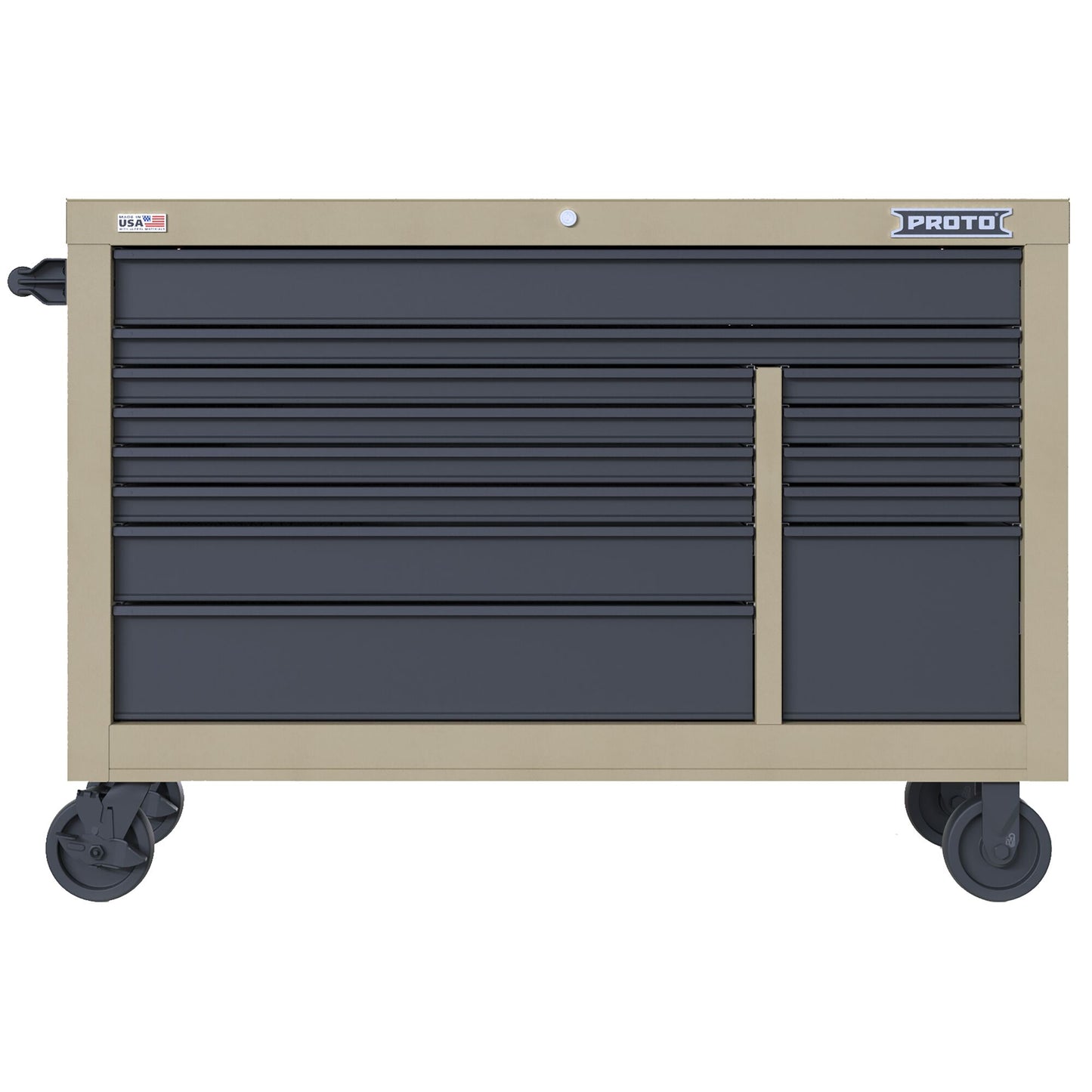 Proto 55In 13 Drawer Roller Cab Desert Tan JSTV5539RD13DT