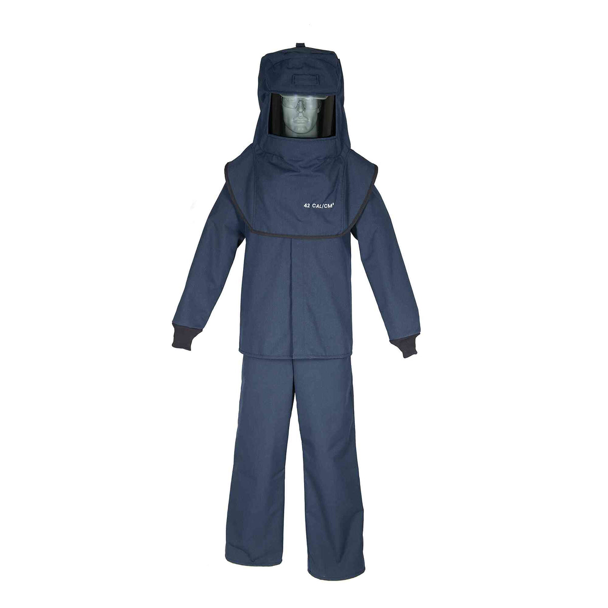 Oberon LAN 40 Cal Arc Flash Hood, Coat, and Bib Suit Set
