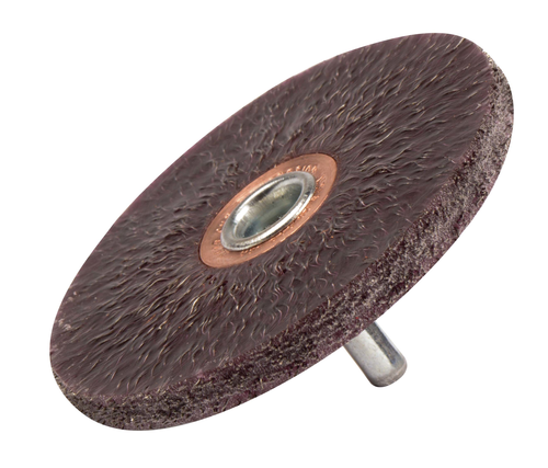 Weiler Polyflex Encapsulated Stem-Mounted Crimped Wire Wheel 35315