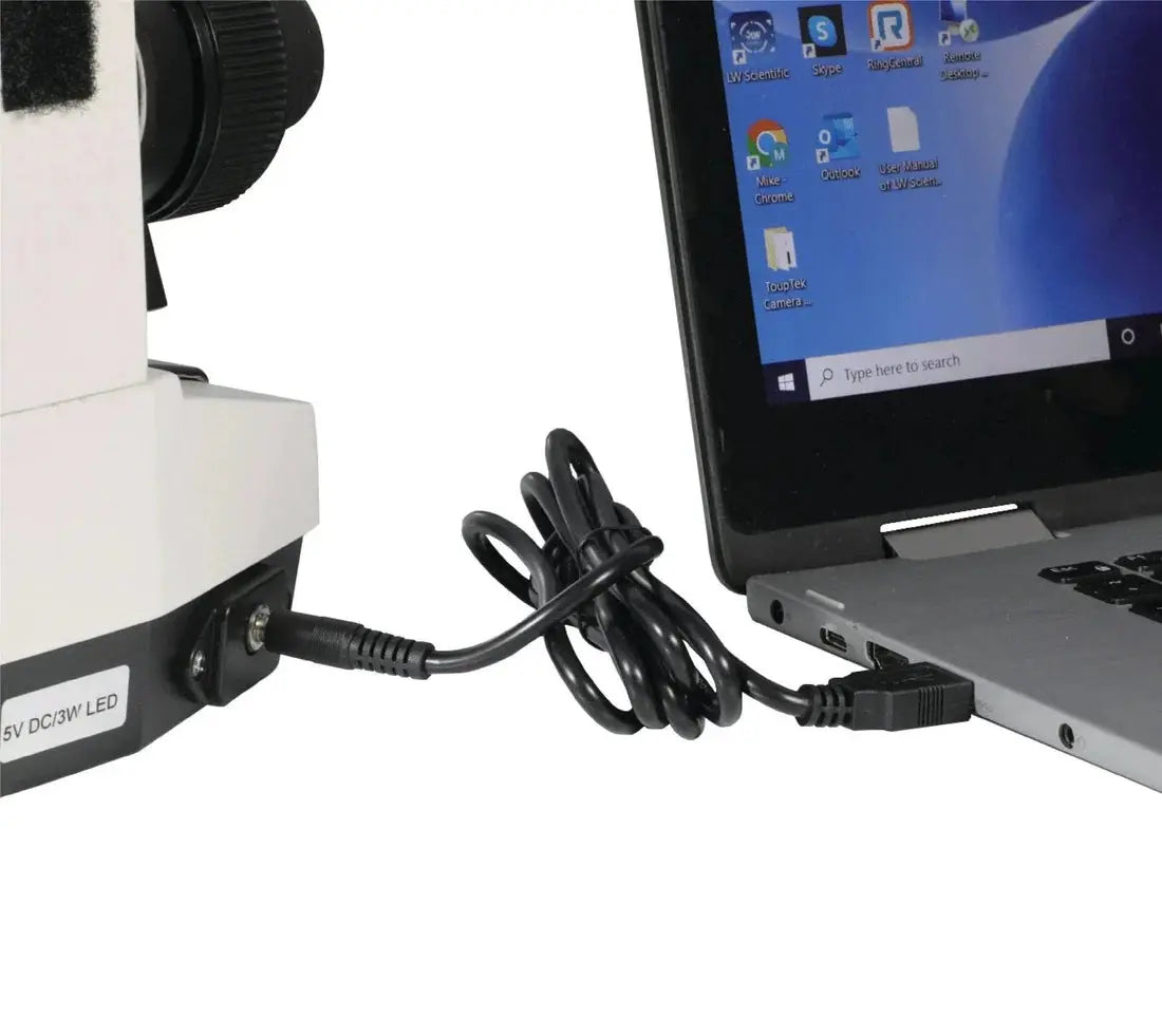 Revelation III-A Trinocular Teaching Microscope Dual Head R3M-TN4A-DALP