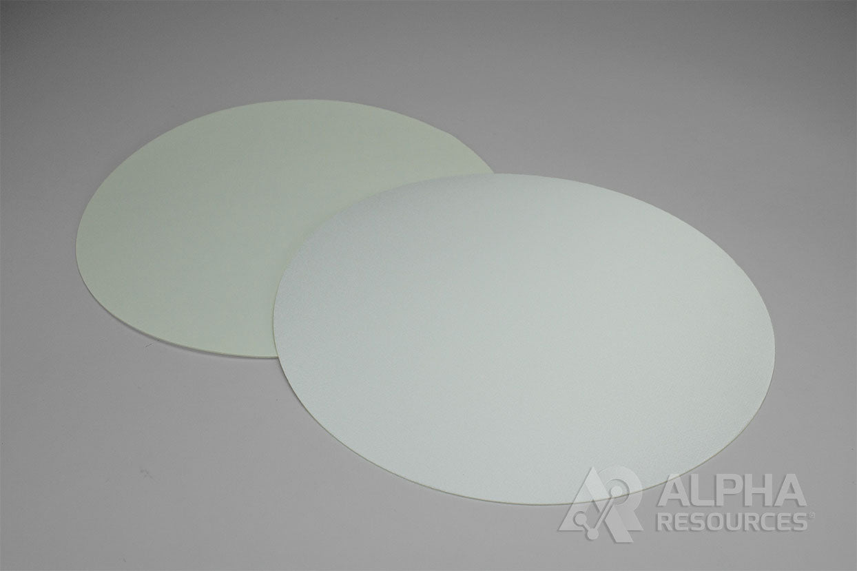 White Satin PSA Cloth, 12in - Alpha Resources part AMR0338