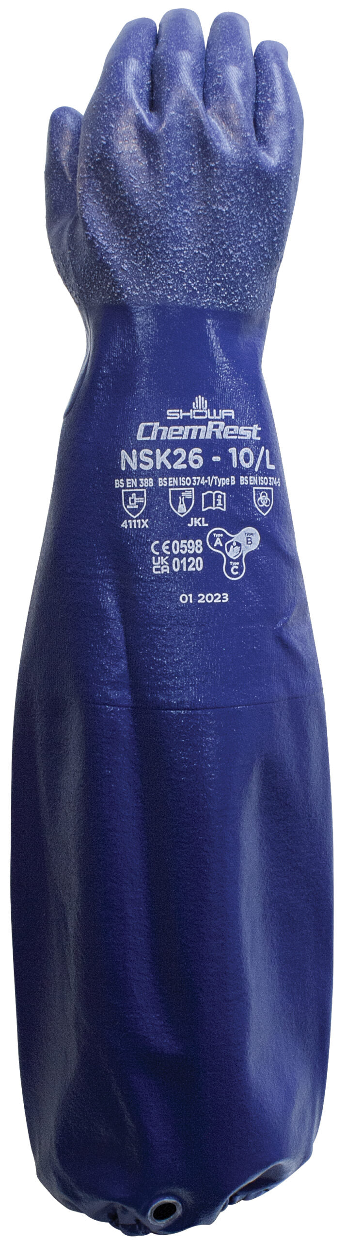 SHOWA Chemical-Resistant Gloves NSK26 — Dozen (12 pairs)
