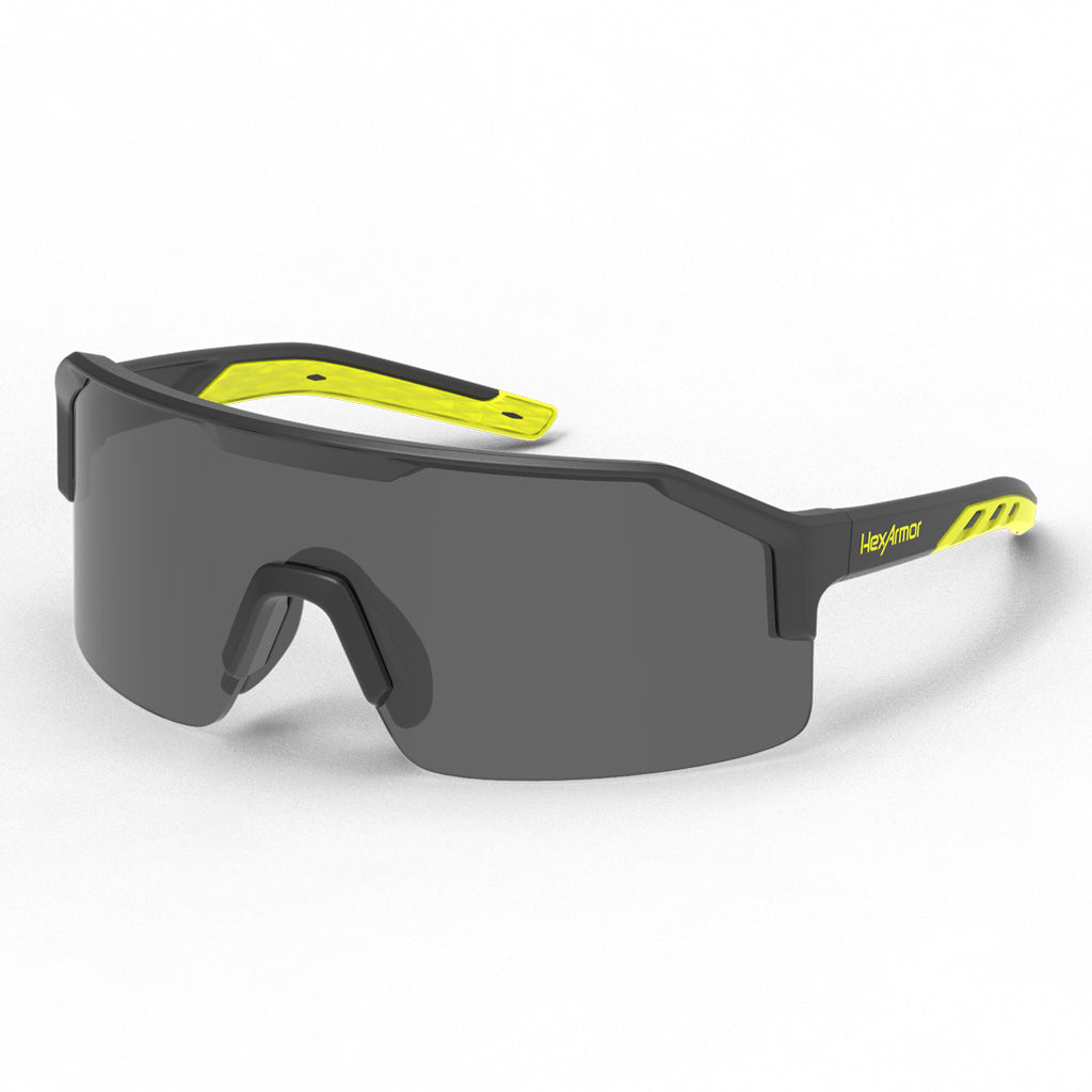 HexArmor Shockwave hi-vis safety glasses