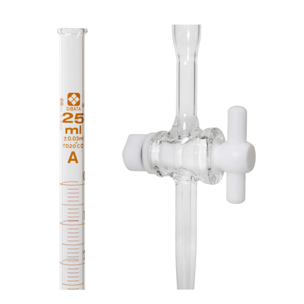Precision Glass Burets - PTFE Stopcock - Heathrow Scientific — view 2