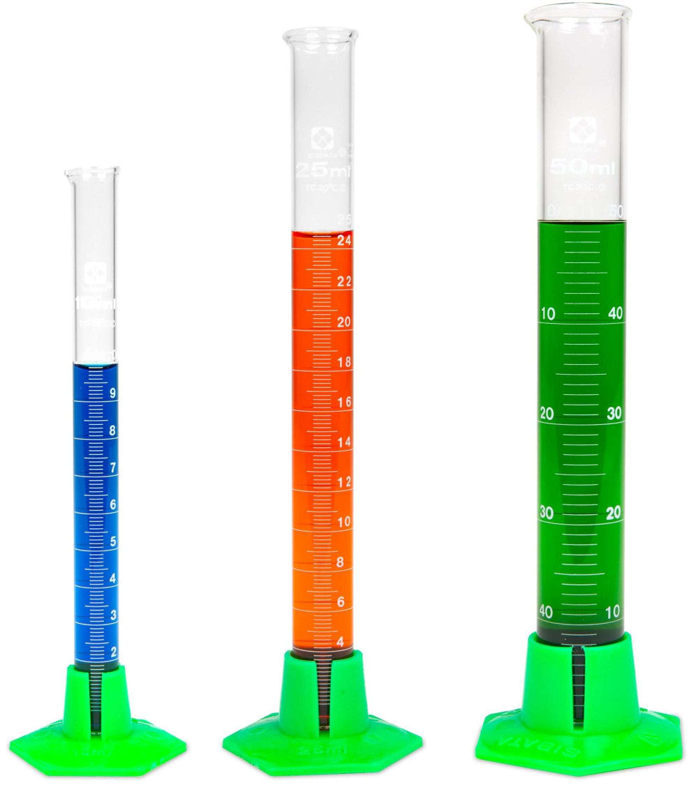 Student Grade Glass Graduated Cylinders - Heathrow Scientific — view 2