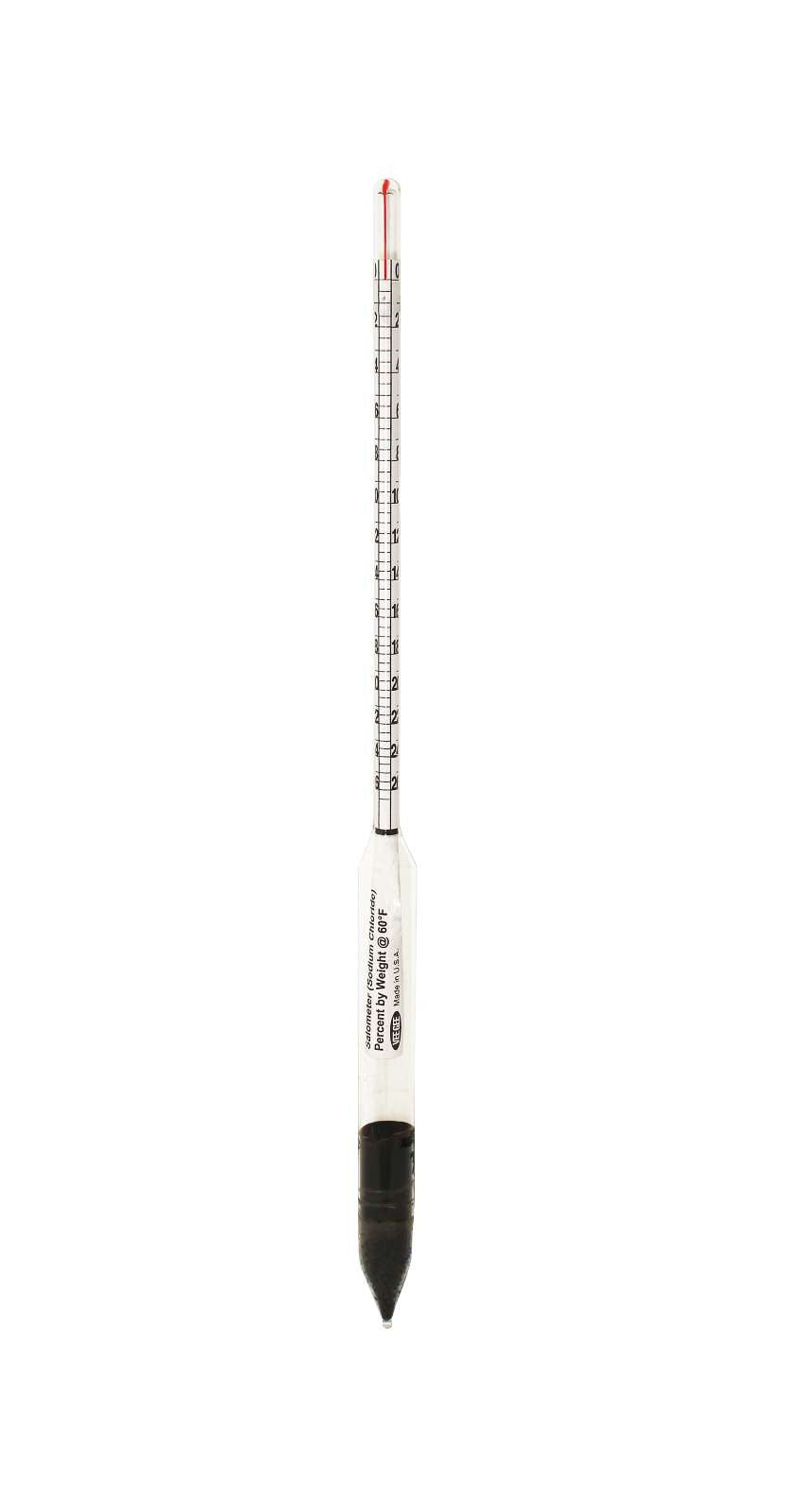 VEE GEE Sodium Chloride Hydrometer - 6611 Series | NaCl Testing — view 2