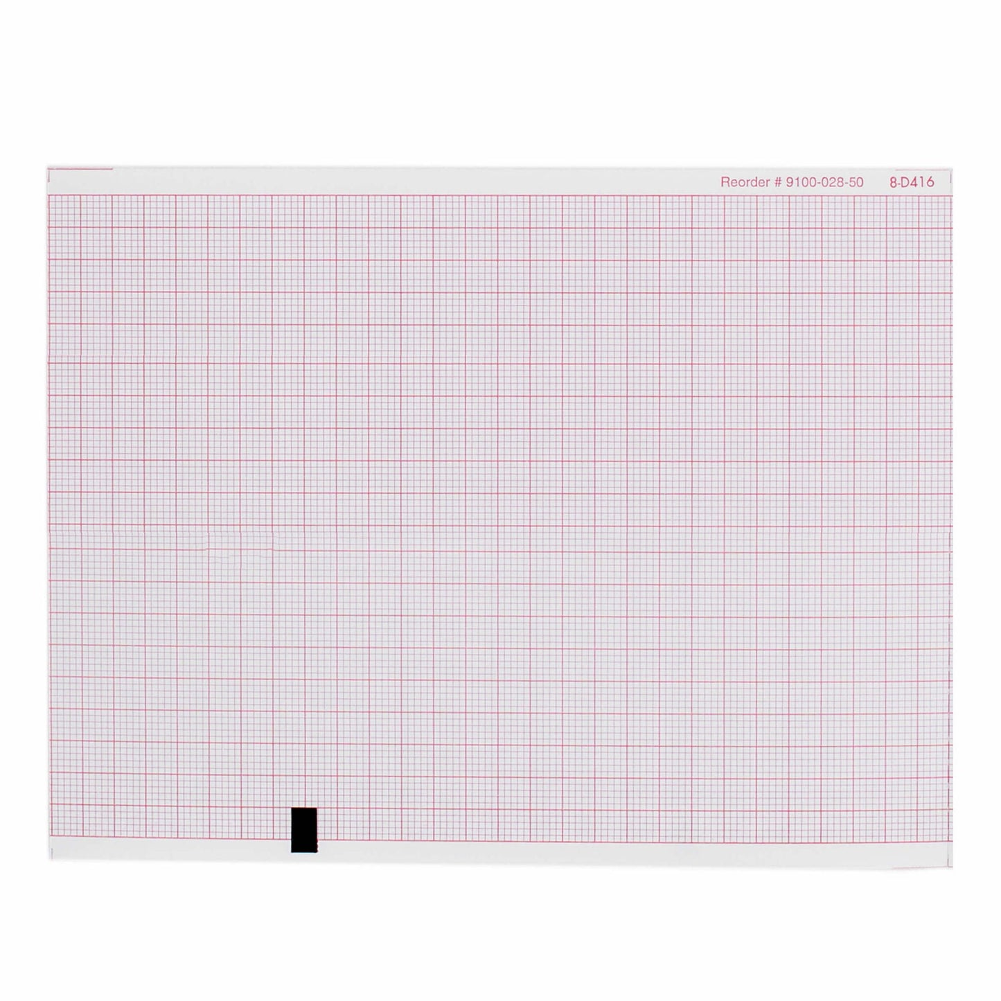 Recording Chart Paper Z-Fold Red Grid