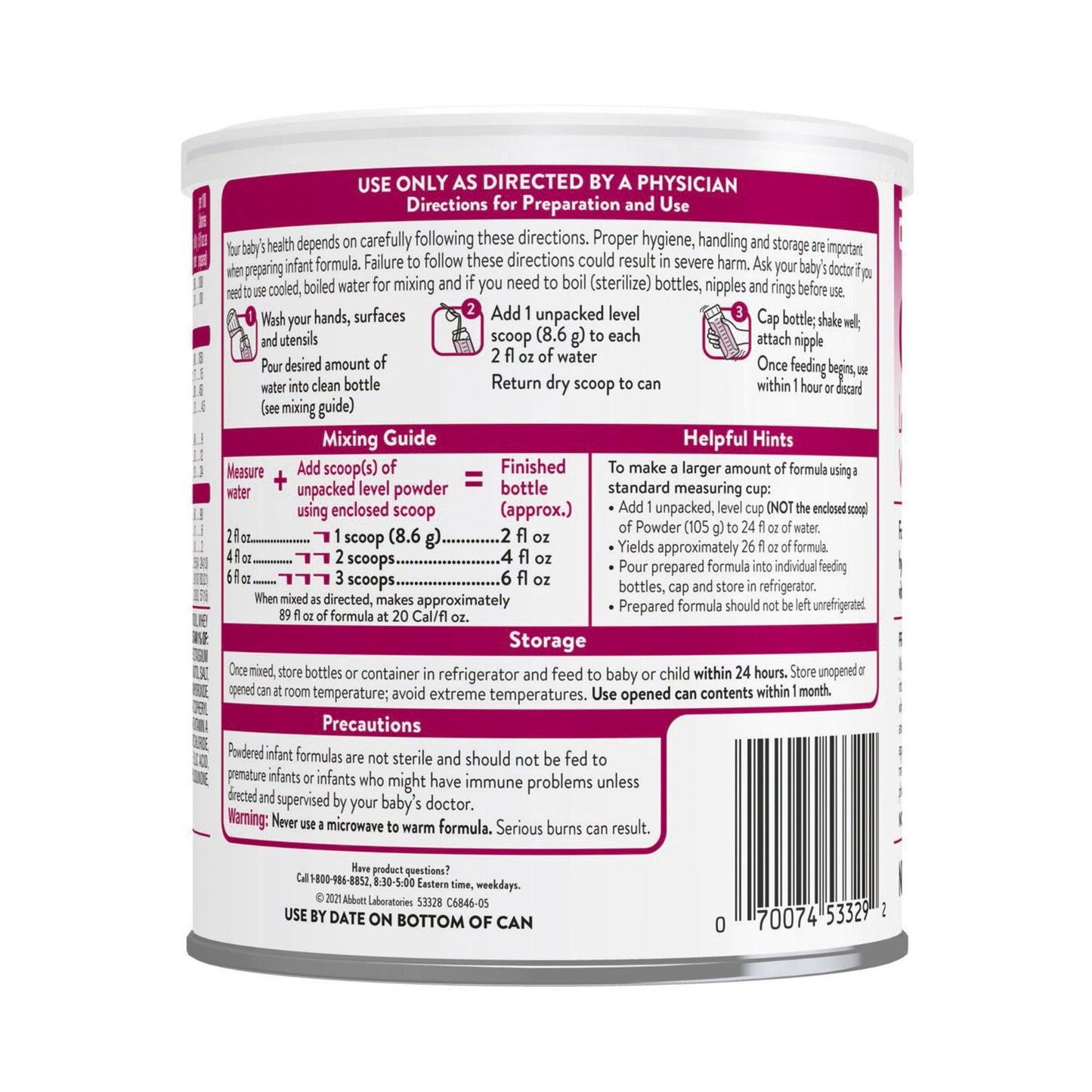 Calcilo XD® Low-Calcium/Vitamin D-Free with Iron Powder Infant Formula