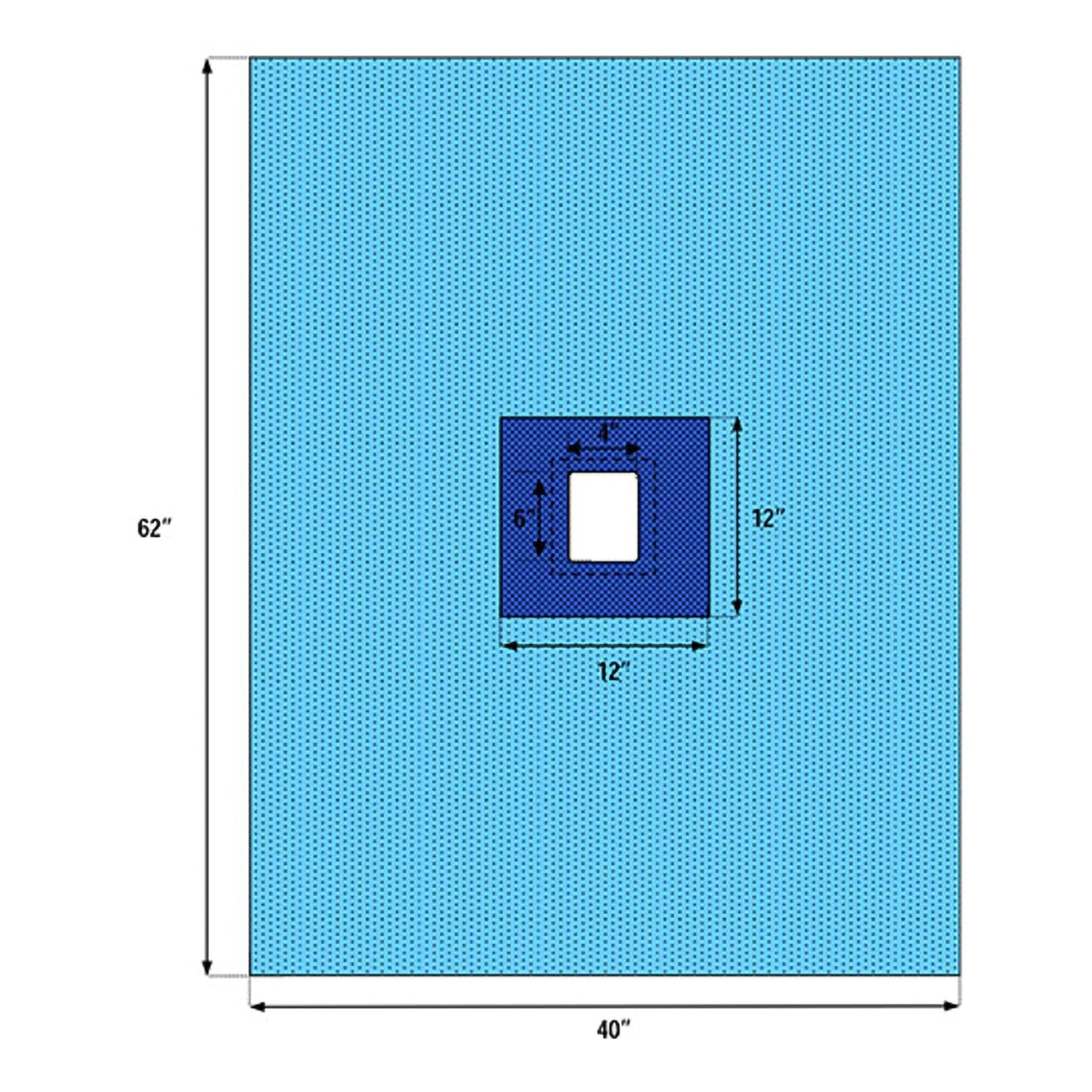 Welmed Sterile Fenestrated Drape
