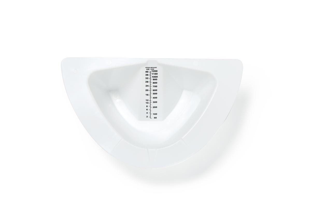 Commode Specimen Collector (40.6 oz.) Without Closure Unprinted