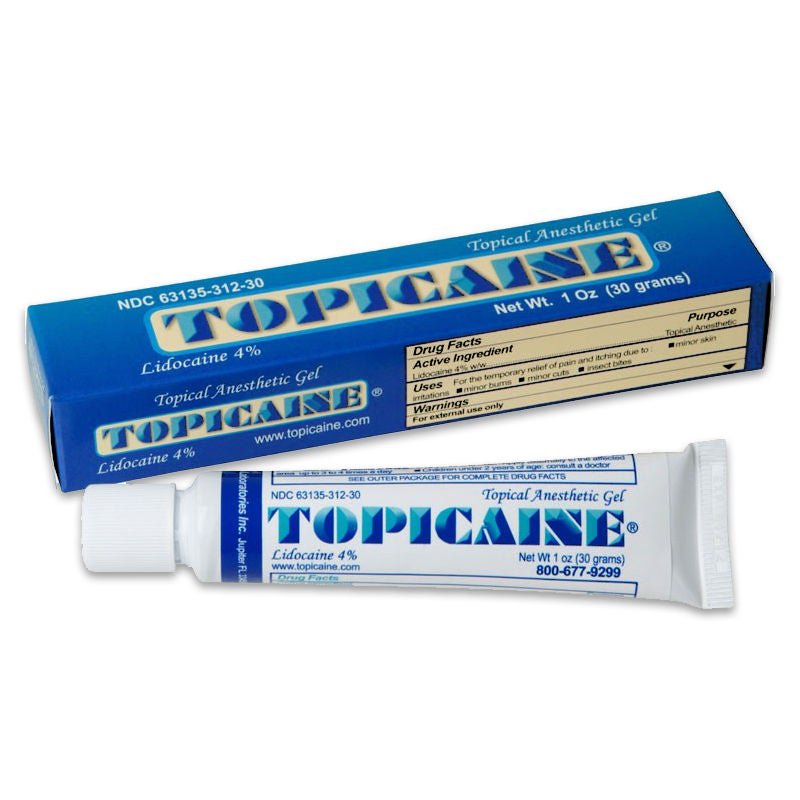 Topicaine® 4% Lidocaine Topical Anesthetic Gel, Tube