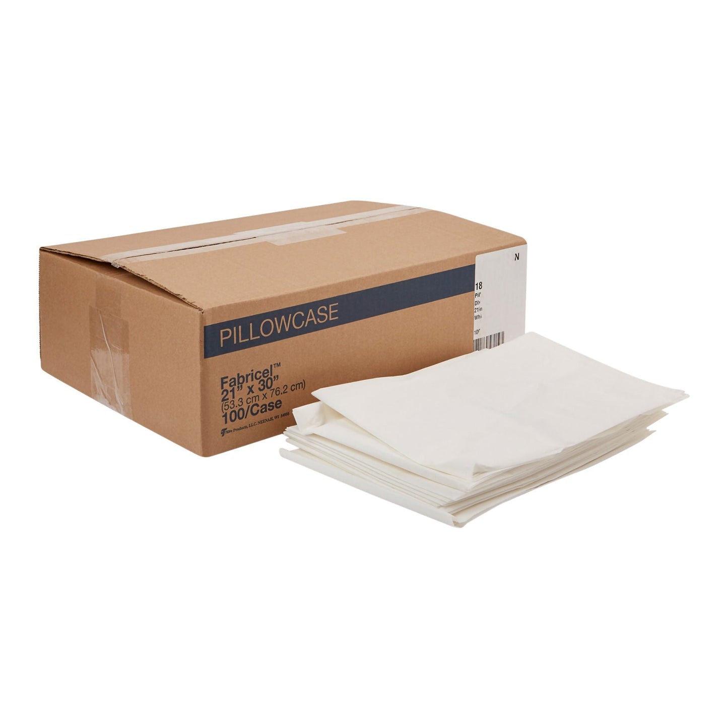 McKesson White Fabricel® Pillowcase