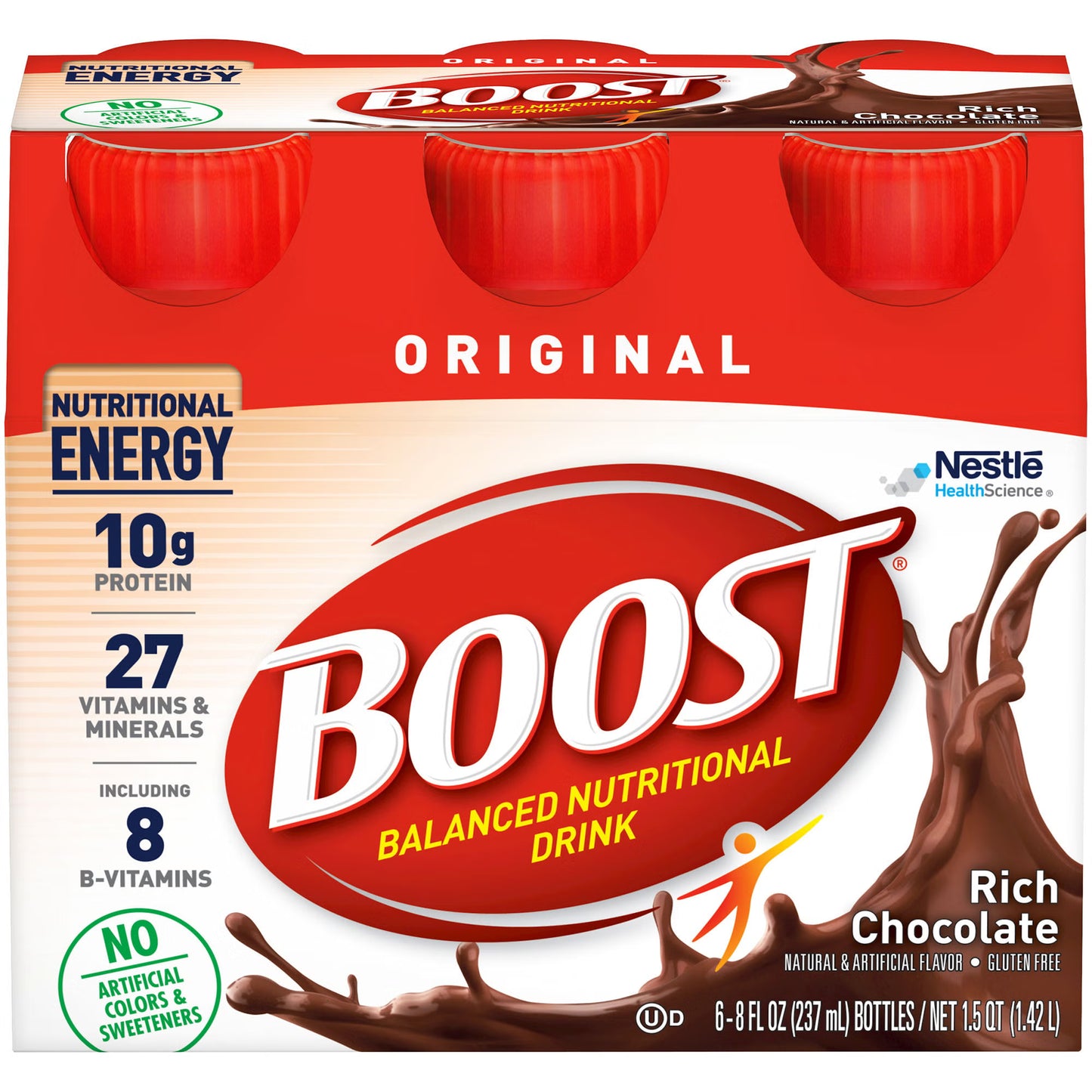Boost® Original Chocolate Balanced Nutritional Drink, bottle