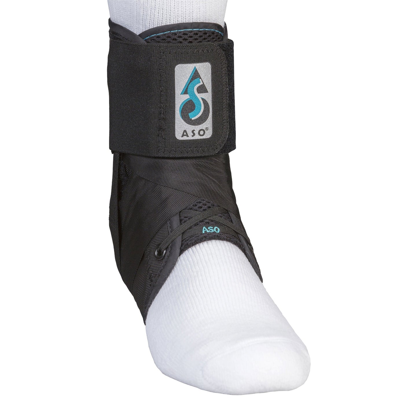 ASO Ankle Support Hook and Loop Strap Closure / Lace Up Foot