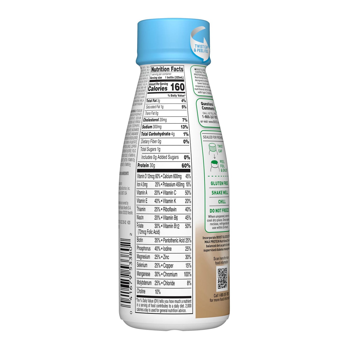 Boost® Glucose Control Max Vanilla Balanced Nutritional Drink, Bottle