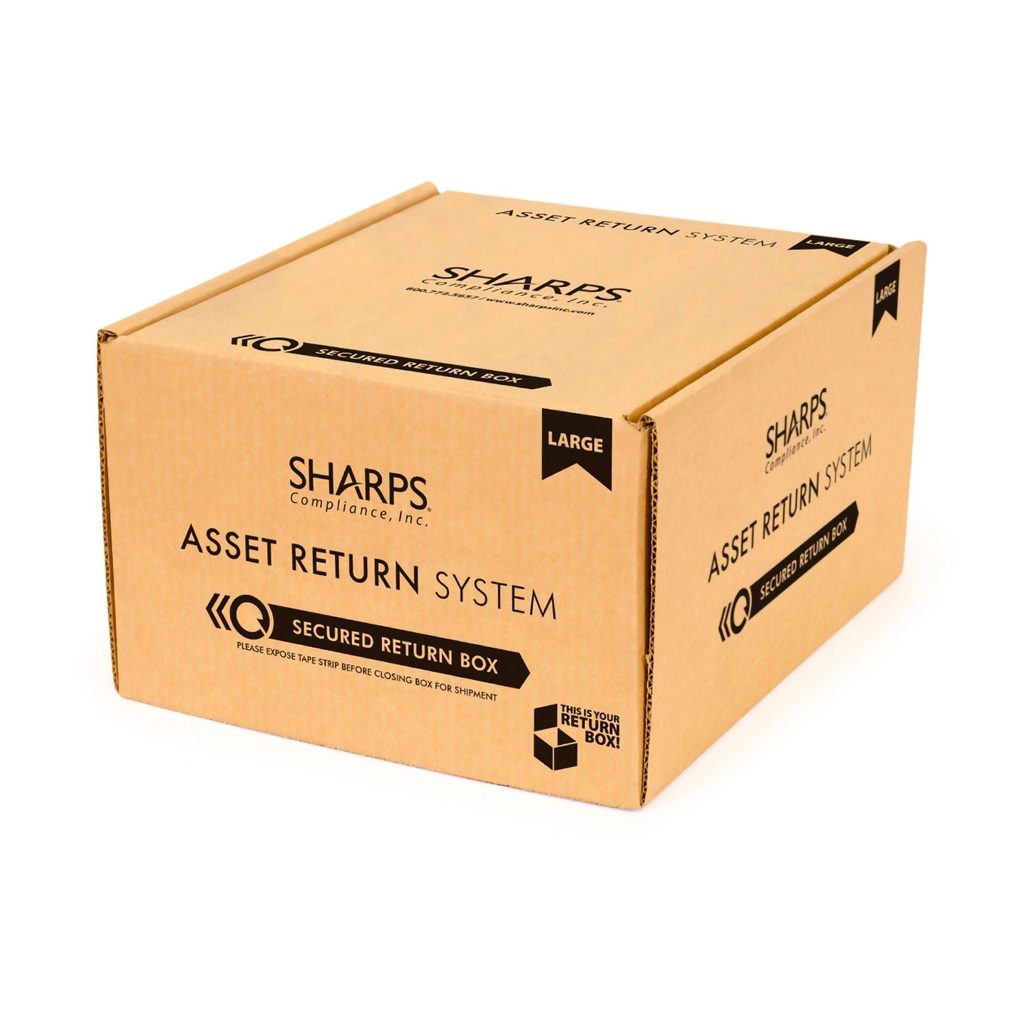 Sharps Compliance Pump Return Box For Use with Infusion Pumps