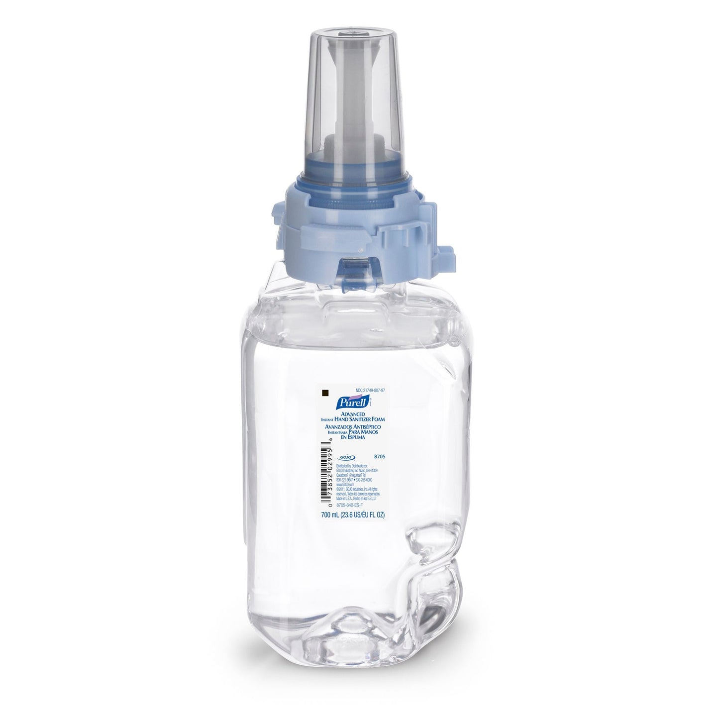 Purell® Advanced Hand Sanitizer Foam, Ethyl Alcohol, Refill Bottle, 70%