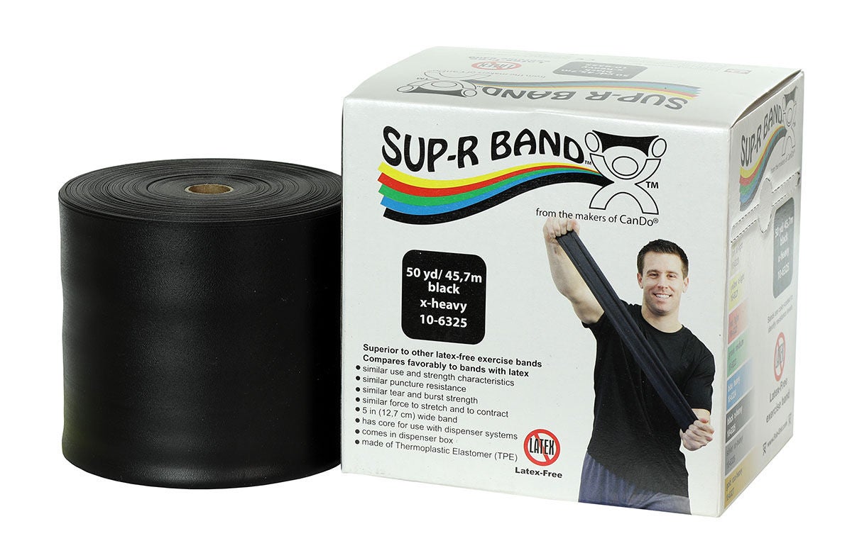 Sup-R Band® Exercise Extra-Heavy Resistance Band, Black