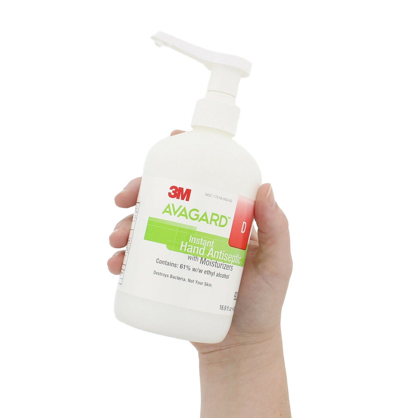 3M Avagard D Hand Antiseptic, Pump Bottle