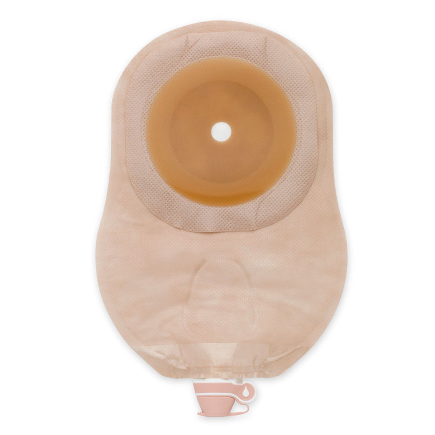 Premier Urostomy Pouch One-Piece System Length Flat, Pre-Cut 1-3/4 Inch Stoma Drainable
