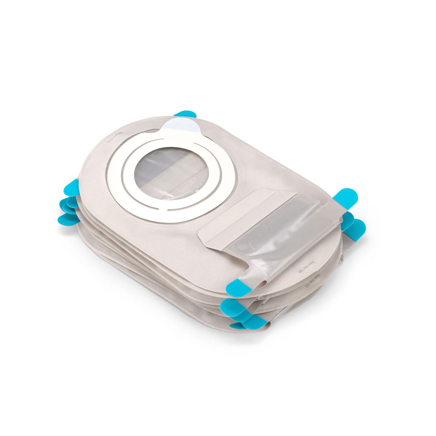 SenSura® Mio Flex 2-Piece Transparent Ostomy Pouch, Red Match