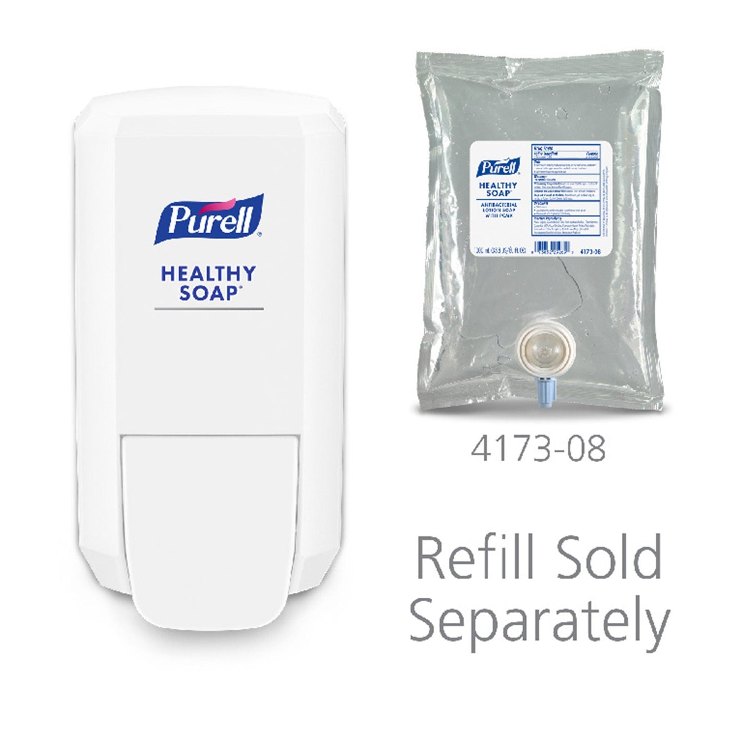 Purell® Healthy Soap® Antimicrobial Lotion Soap, Dispenser Refill Bag