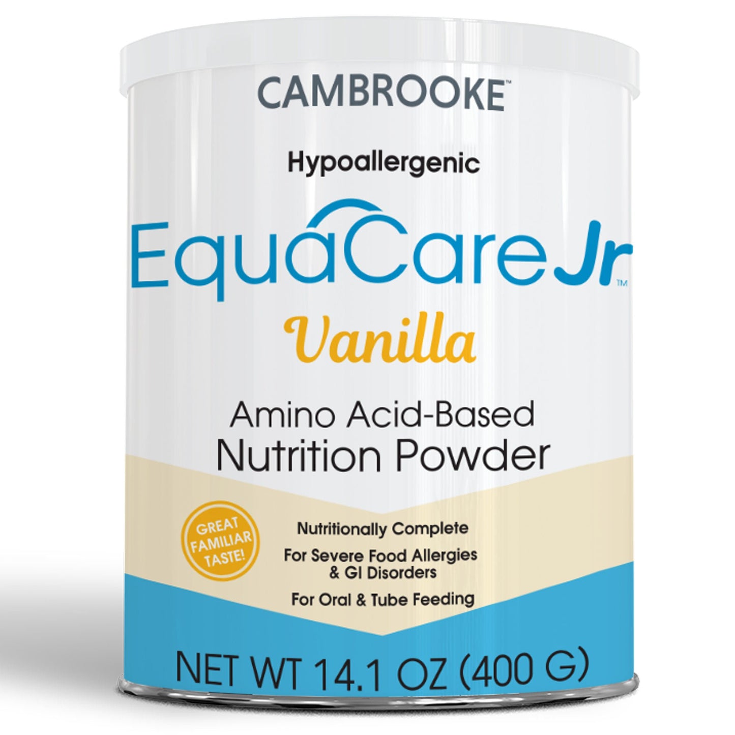 EquaCare Jr™ Amino Acid–Based Nutrition Powder, Vanilla, Can