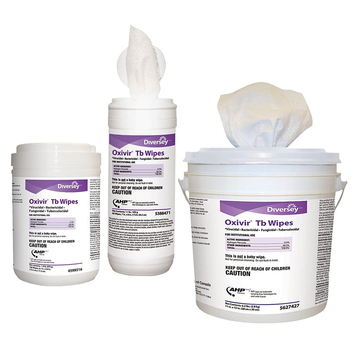 Oxivir® Tb Surface Disinfectant Cleaner Wipes, .