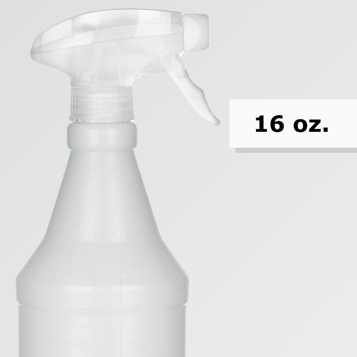 Spray Bottle with Trigger Spray Mechanism, 1 Pint , Made of HDPE