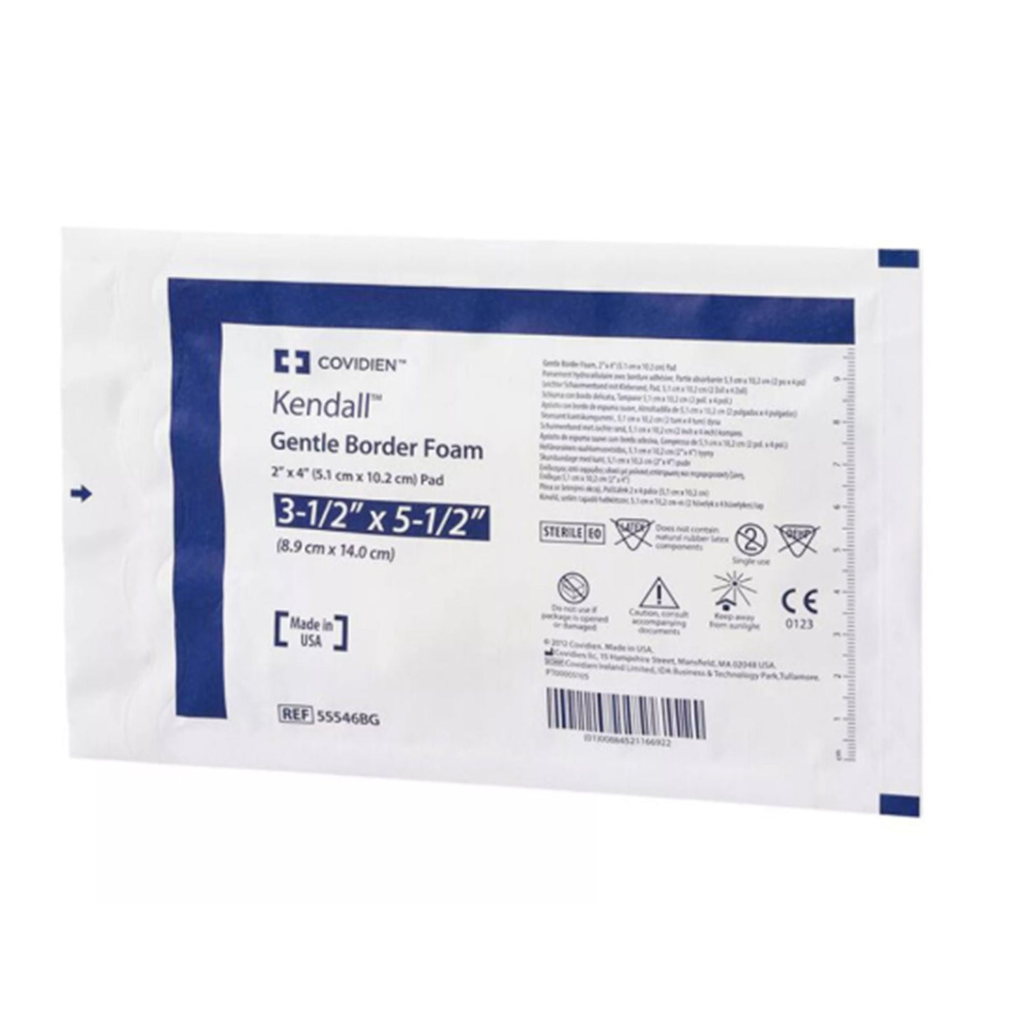 Kendall™ Gentle Bordered Foam Dressing with Silicone Adhesive