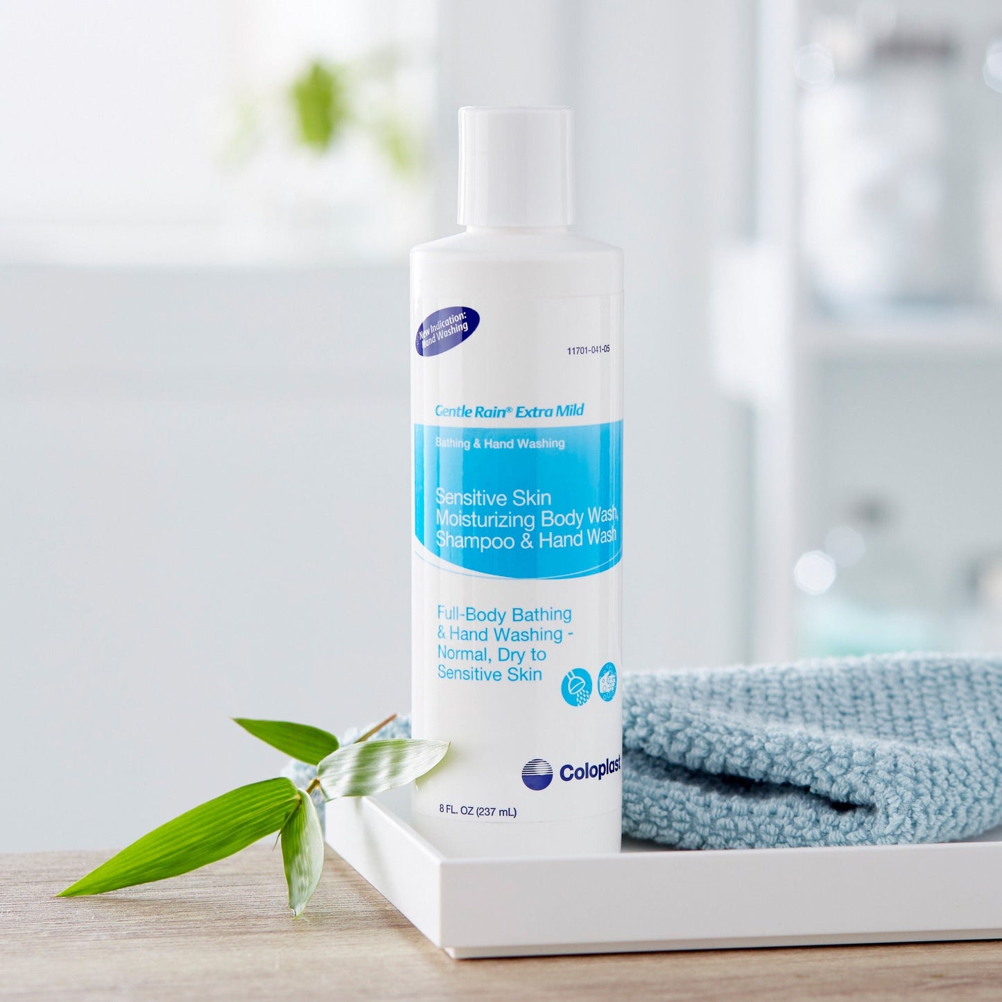 Gentle Rain® Extra Mild Scented Shampoo and Body Wash, flip-top bottle