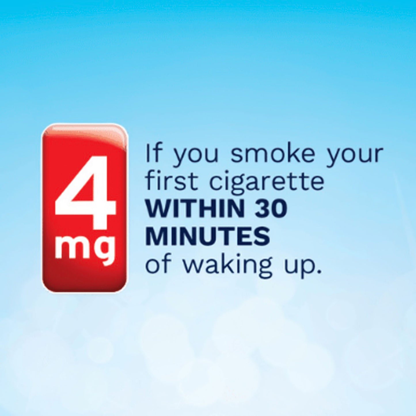 Nicorette Nicotine Polacrilex Gum 4 mg White Ice Mint