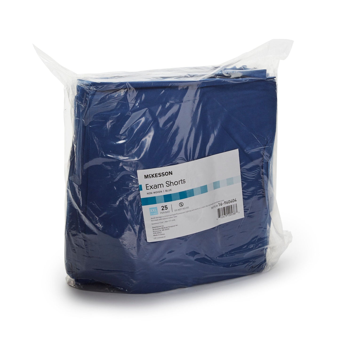 McKesson Patient Exam Shorts, 2X-Large
