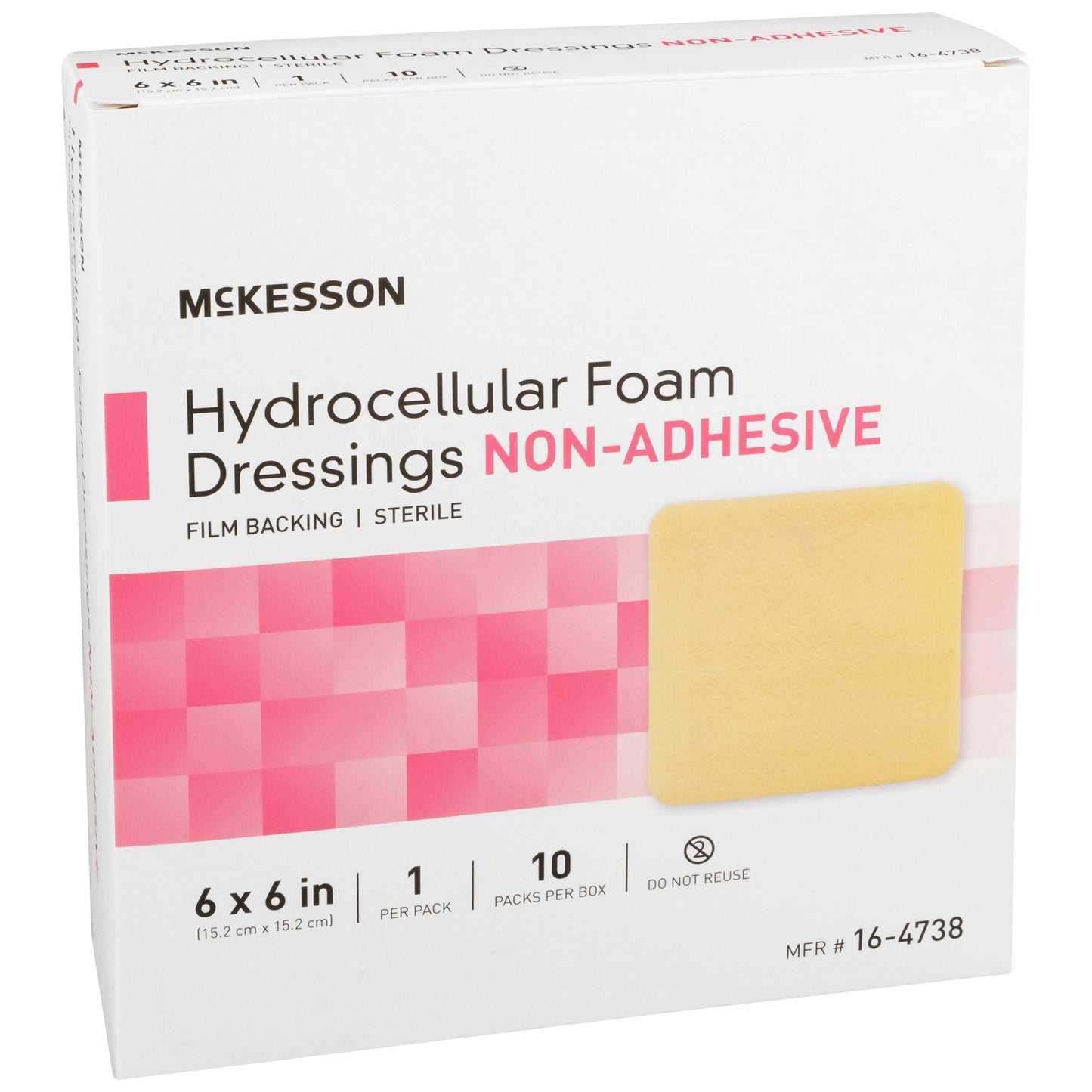 McKesson Nonadhesive without Border Foam Dressing