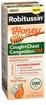 Robitussin Cold and Cough Relief 20mg / 20mg -400mg Strength Liquid