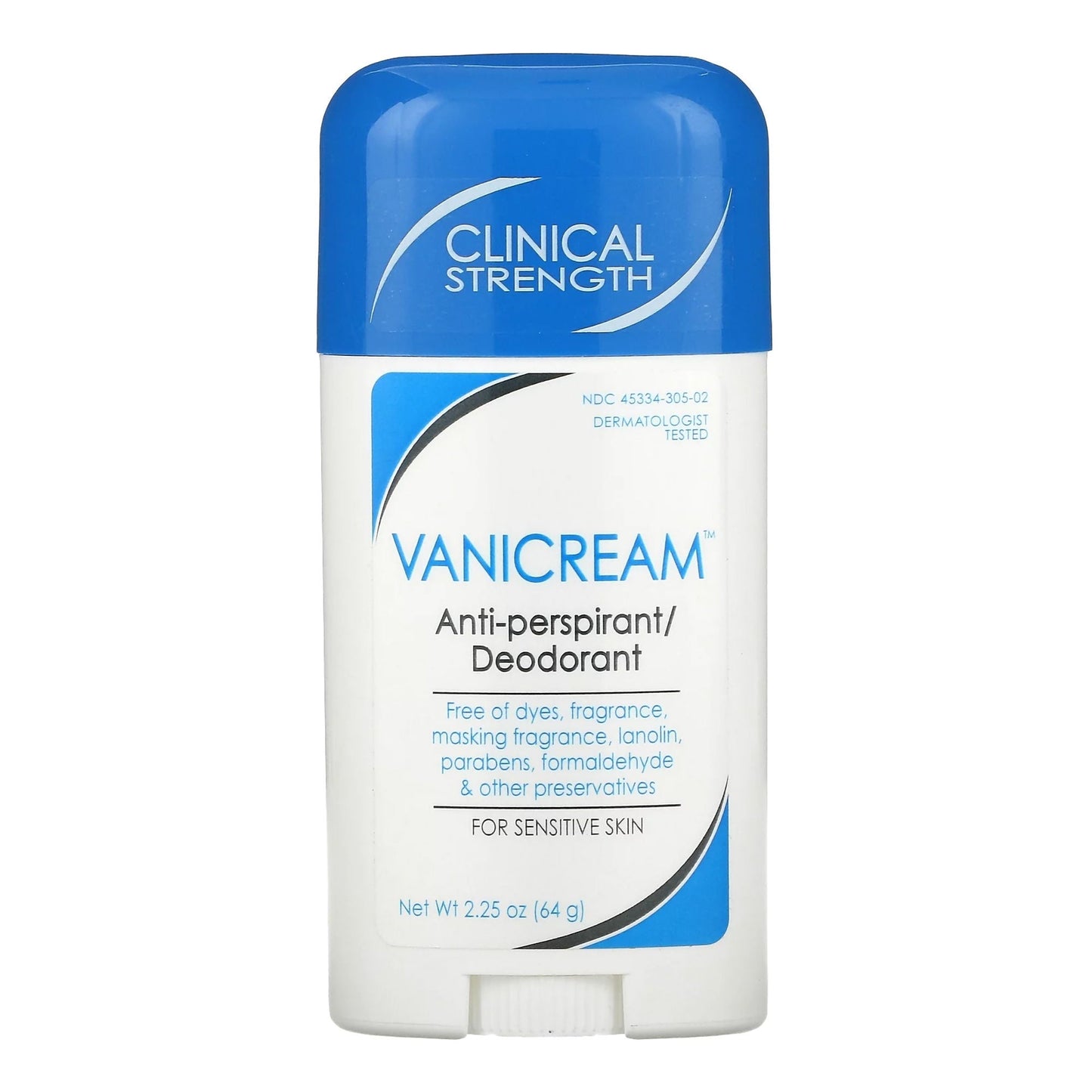 Vanicream Antiperspirant / Deodorant Solid Unscented