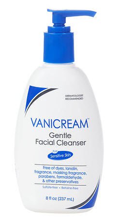 Vanicream™ Gentle Facial Cleanser for Sensitive Skin, Unscented, Bottle