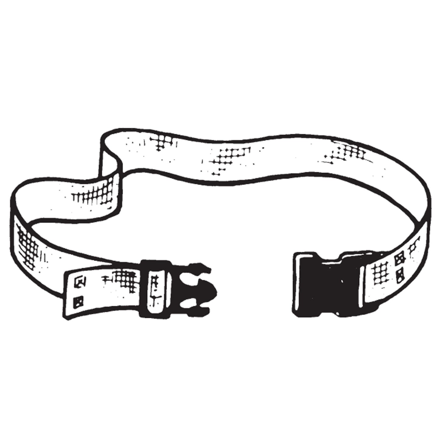 SkiL-Care™ Nylon Gait Belts with Delrin Buckle, Geo-Pattern D