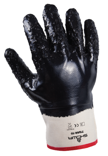 Showa 7166R-10 NitriPro Rough Finished Work Gloves — Dozen (12 pairs)