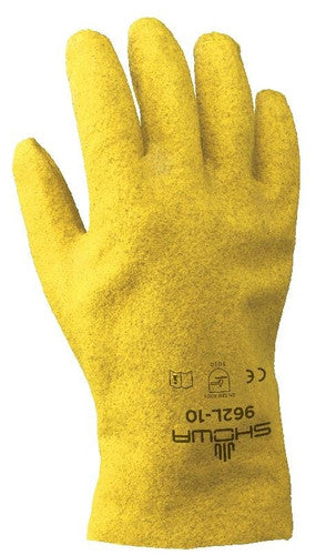 Showa 962 Fuzzy Duck PVC Coated General Purpose Gloves — Dozen (12 pairs)