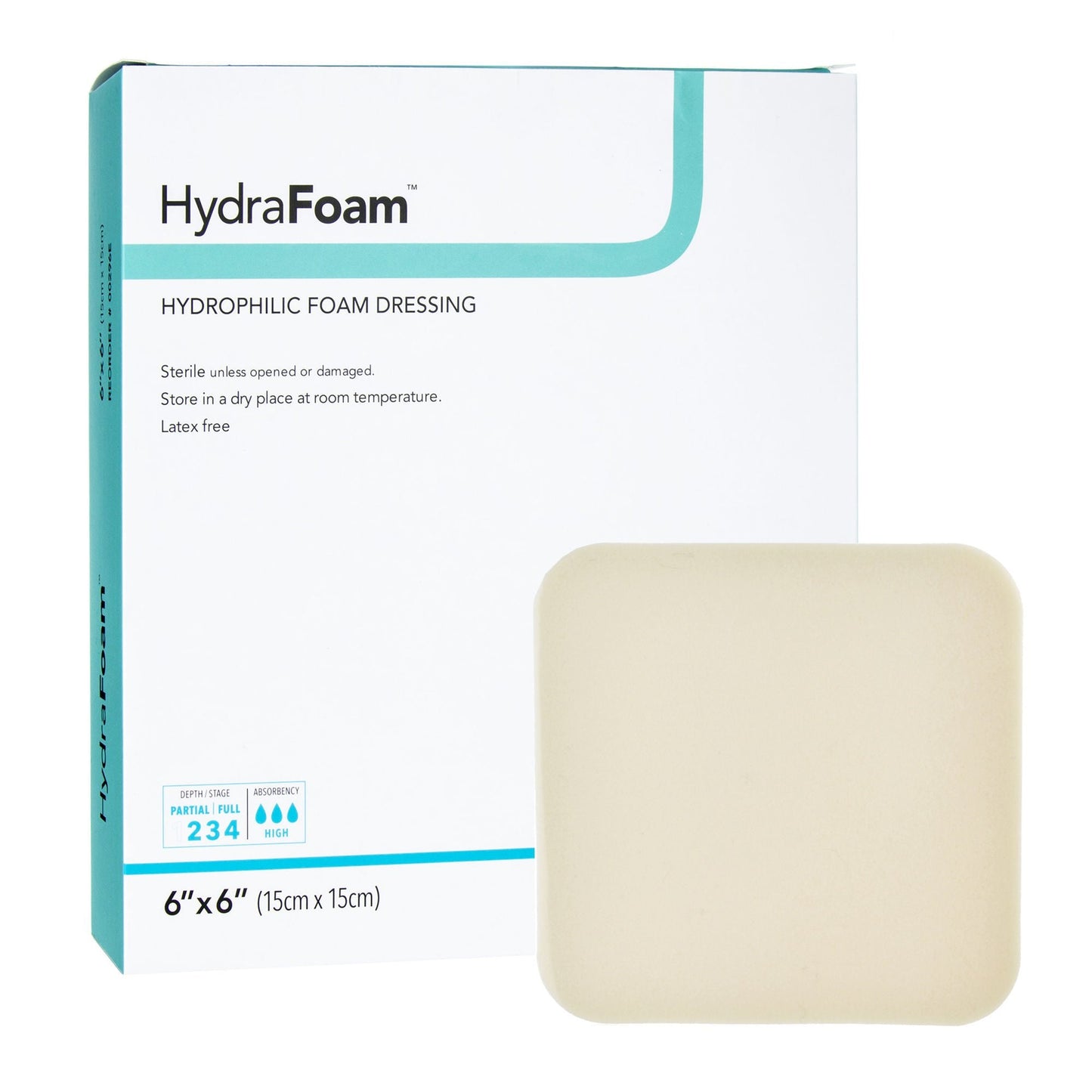 HydraFoam™ Nonadhesive Foam Dressing, Box of 10