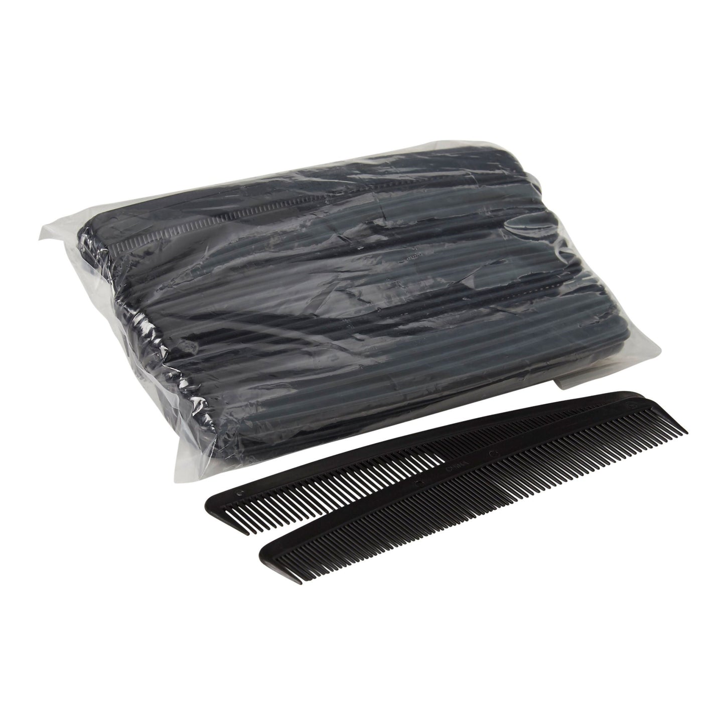 McKesson Black Plastic Hair Comb, 7 Inch