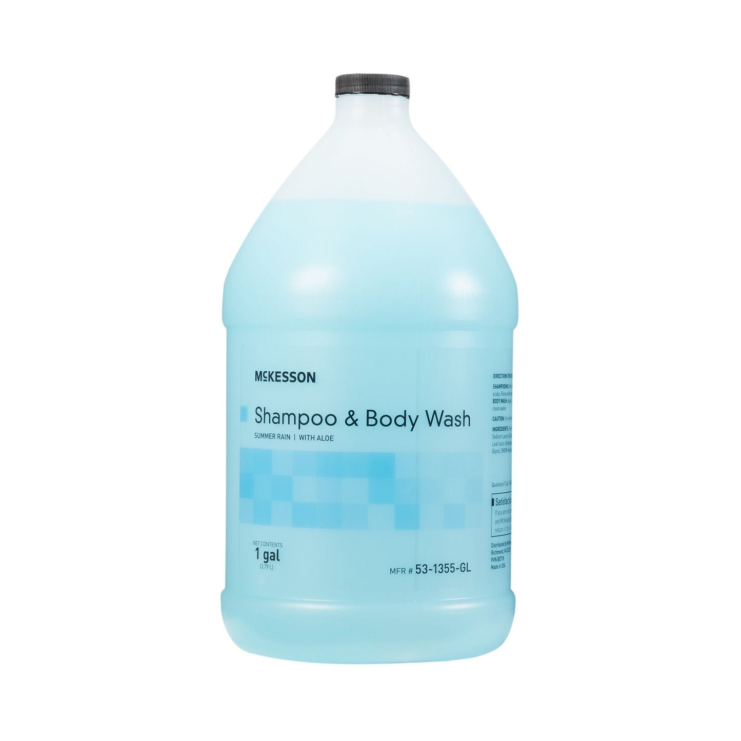 McKesson two-in-one shampoo and Body Wash, Summer Rain Scent, Jug