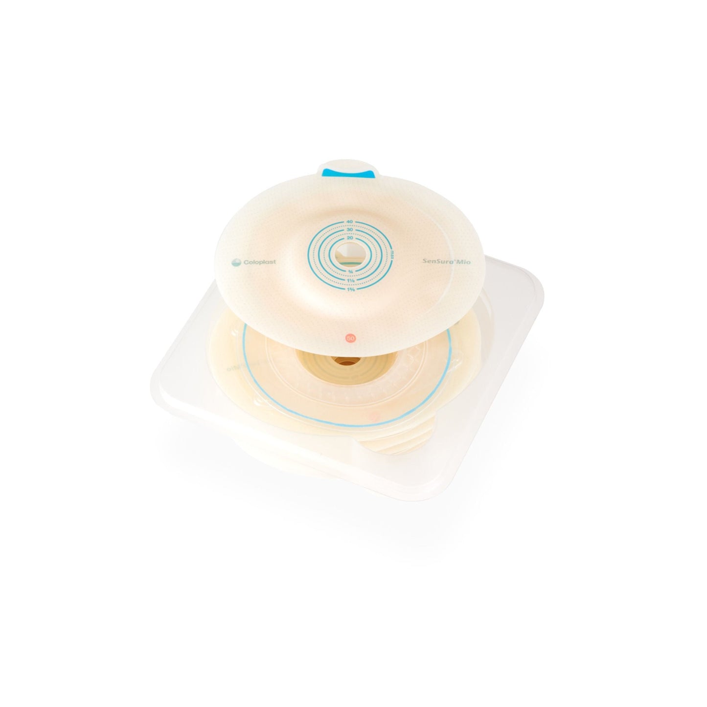 SenSura® Mio Convex Ostomy Barrier, Trim to Fit , Red Match
