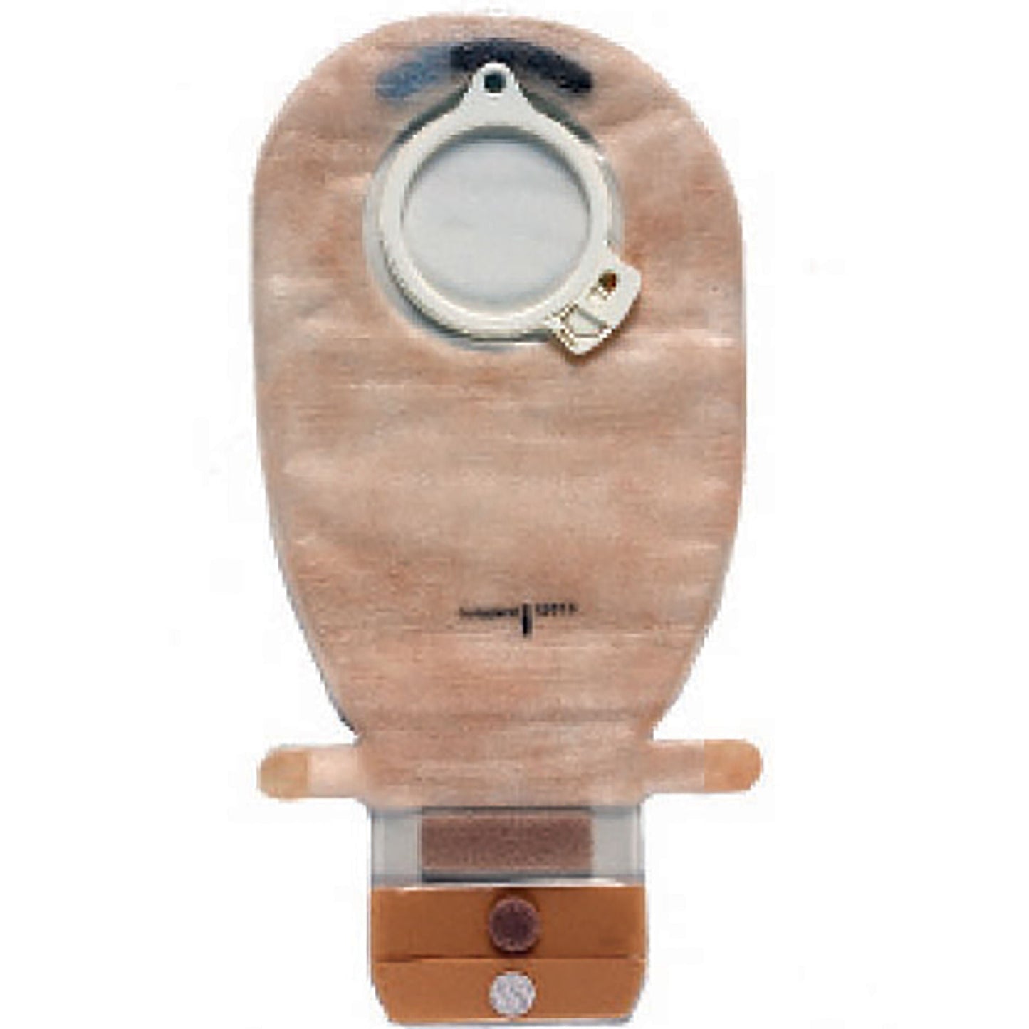 Assura® Original Two-Piece Opaque Ostomy Pouch, Flange. Red Match