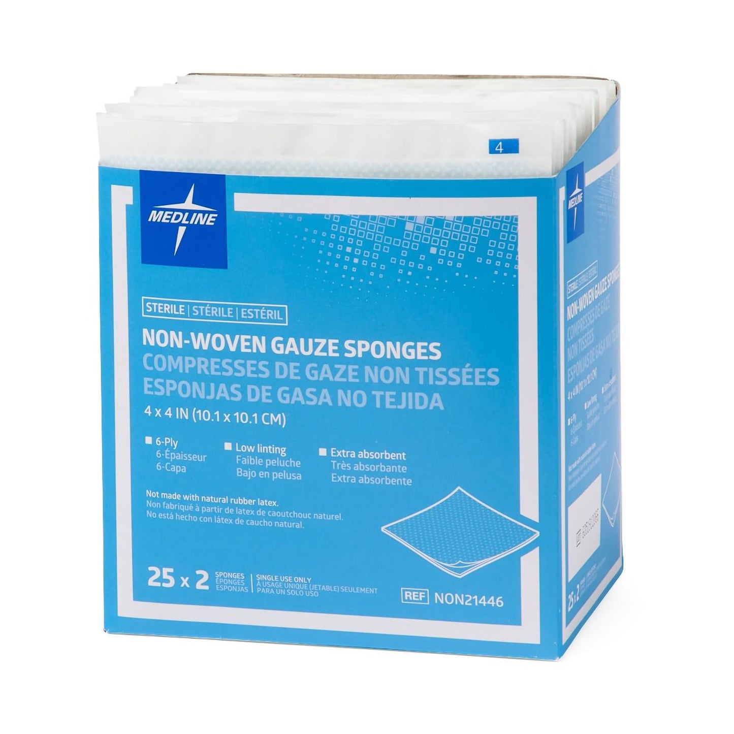Avant Gauze® Sterile Nonwoven Sponge, 6-Ply