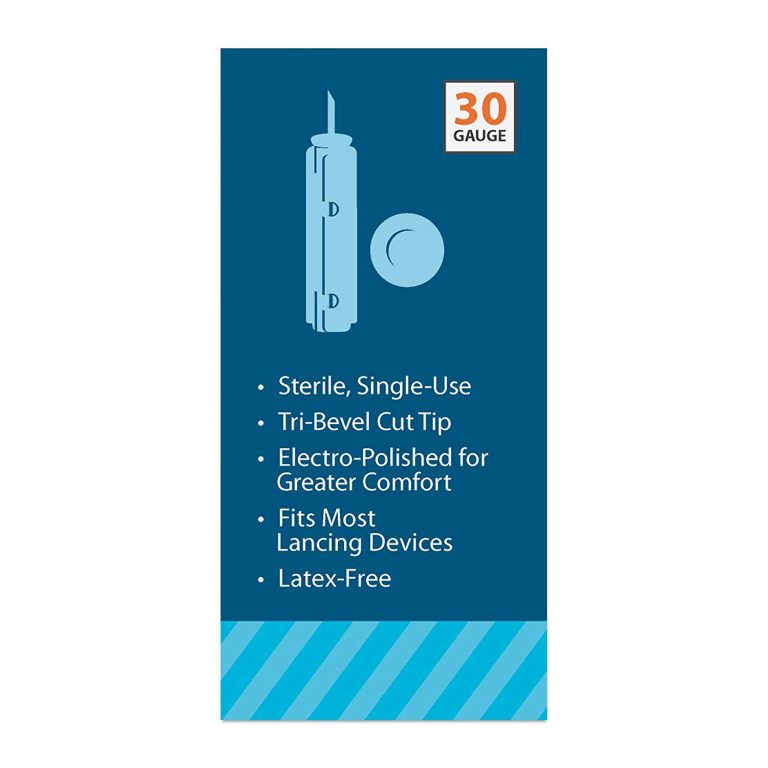Lancet for Lancing Device Non-Safety Twist Off Cap Finger