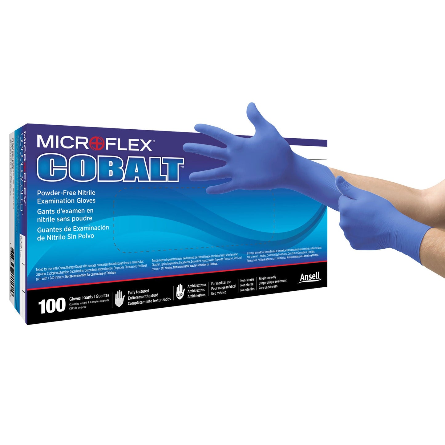 MICROFLEX® Cobalt® Nitrile Exam Gloves, Blue