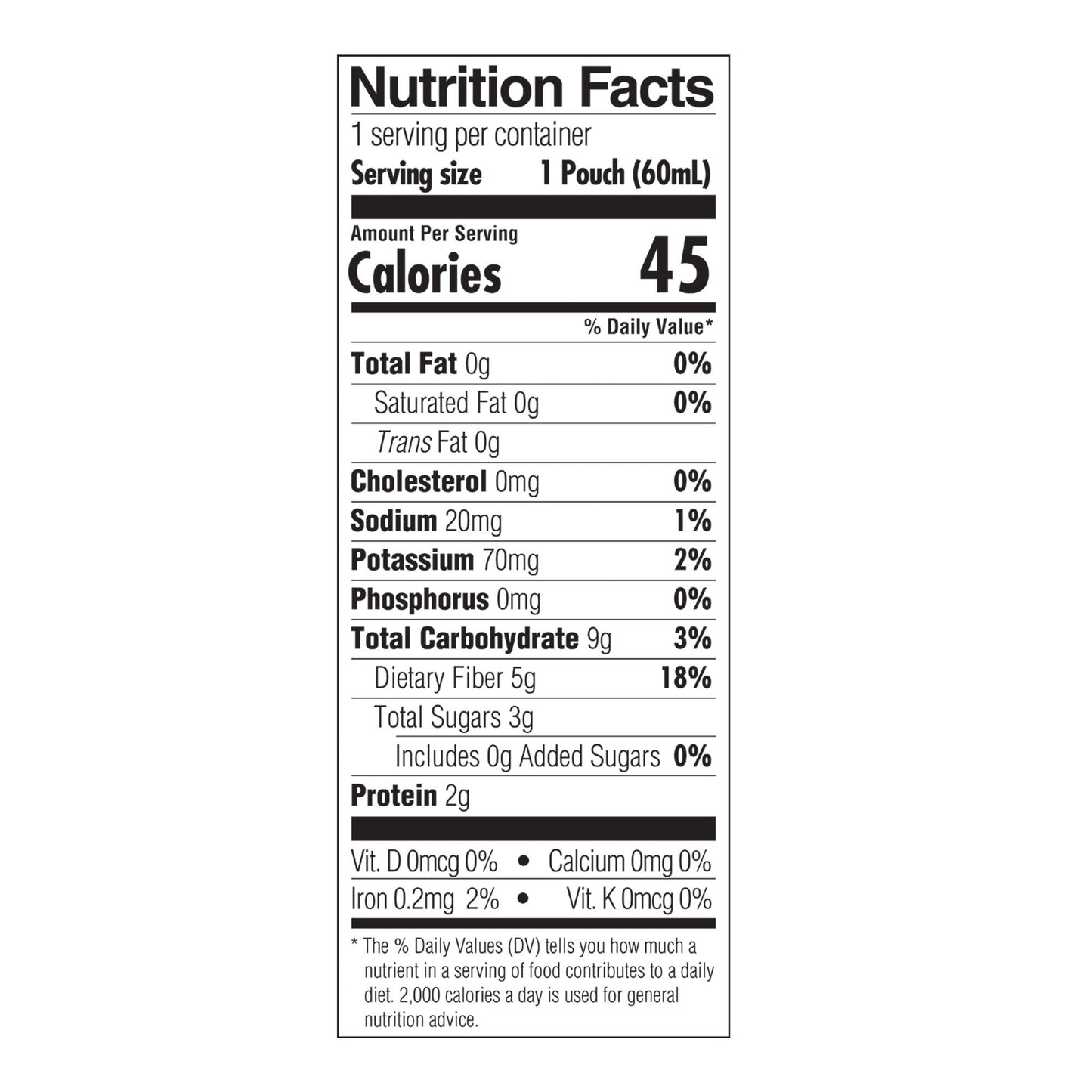 Banatrol TF Tube Feeding Formula Unflavored Liquid Pouch