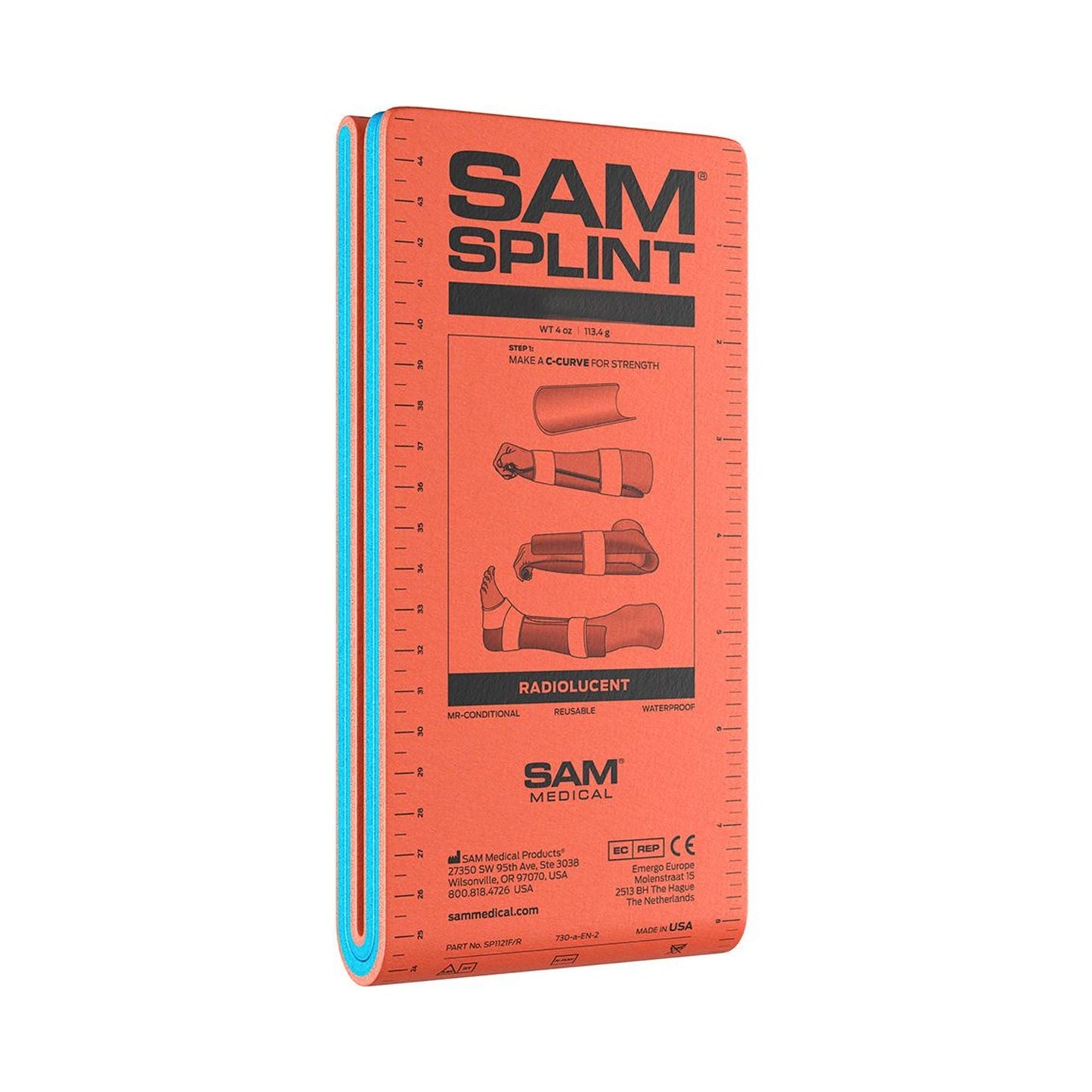 Sam® Arm Splint, 4.5 Inch x 1 Yard